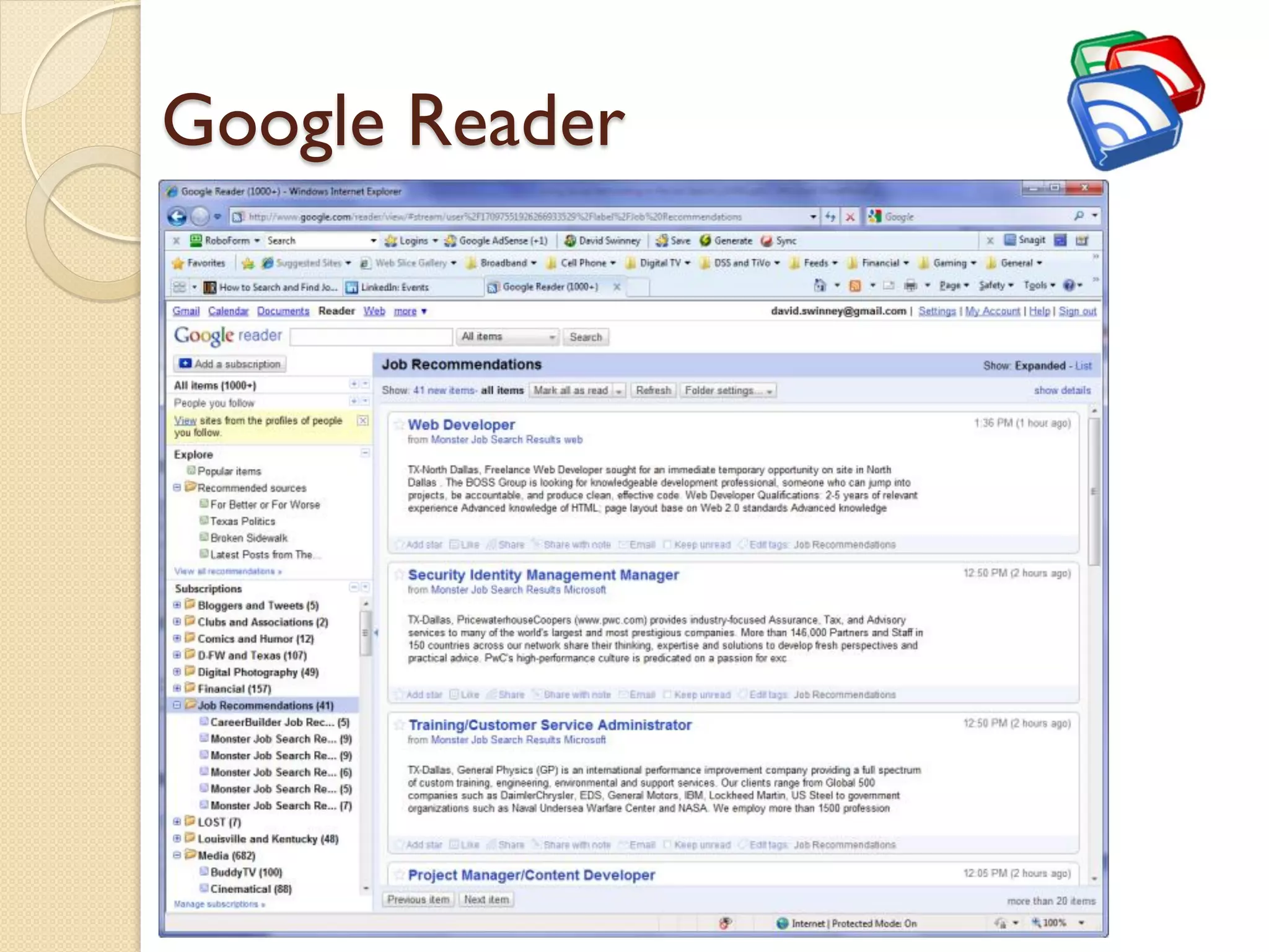 Google Reader
 