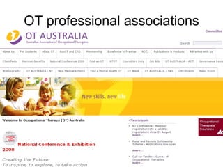 OT professional associations 