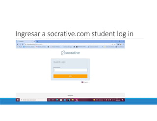 a brief explanation on how to use socrative plataform | PDF