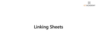 Linking Sheets
 