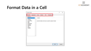 Format Data in a Cell
 