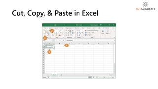 Cut, Copy, & Paste in Excel
 