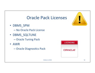Using SQL Plan Management (SPM) to Balance Plan Flexibility and Plan ...