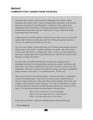 Usingstoriestoguideaction