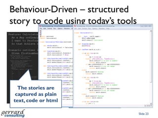 Prescriptive v adaptiveSlide 19Regular TimeboxesEvent-DrivenWaterfallExtracted from: http://www.crisp.se/henrik.kniberg/kanban-vs-scrum.pdf