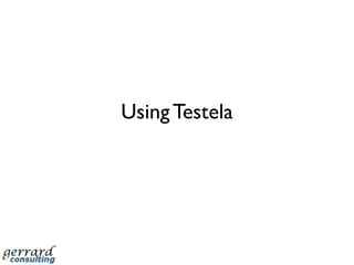 Example requirement: what needs definition?A customer order will have a unique order reference a customer identifier, an order date and a required-by date.Each order generates multiple order items each of which has a unique ID, a product identifier, an order quantity, a unit price, a unit weight, a promised delivery date and required-by date.The total order price, earliest and latest delivery date, total weight will be calculated from the items on the order.Intelligent Testing, Improvement and AssuranceSlide 35As a tester; as a developer