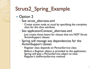 Struts 2 And Spring Frameworks Together | PDF | Web Development | Internet