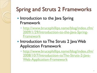 Struts 2 And Spring Frameworks Together | PDF