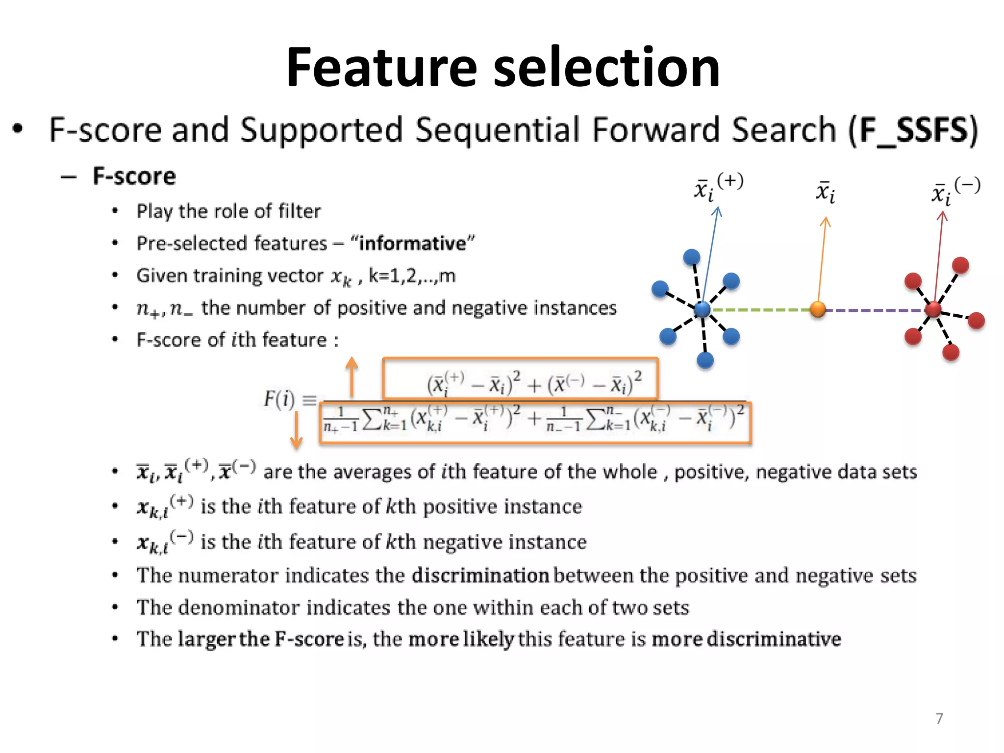 Feature selection 7 