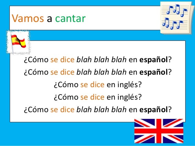 Como Se Dice Cantar En Inglés