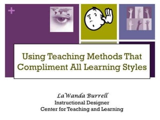 Using teaching methods_that_compliment_learner_sty
