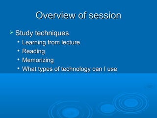 Study Skills, Notetaking and Technology | PPT