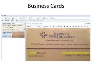 Business Cards
 