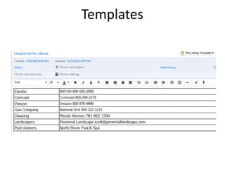 Templates
 