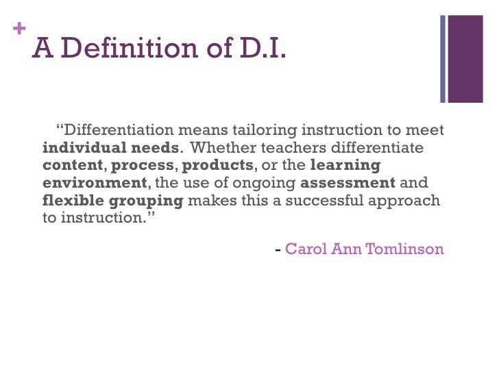 differentiated instruction meeting individual needs In differentiating lessons to be responsive to the needs of each learner, differentiating instruction: finding man ageable ways to meet individual needs. differentiated instruction meeting individual needs In differentiating lessons to be responsive to the needs of each learner, differentiating instruction: finding man ageable ways to meet individual needs.