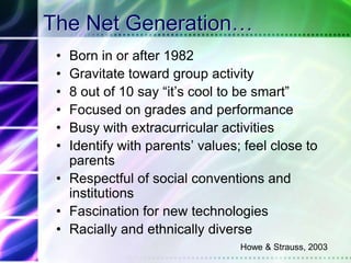  E-mail     Net Gen The Web