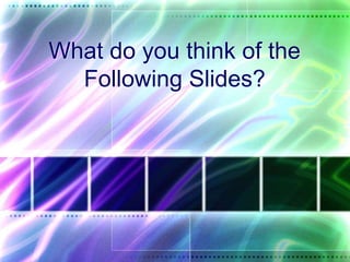 Which slide communicates the clearest visual message?