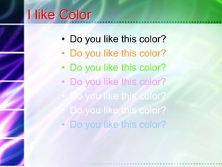 Use Animation When Appropriate