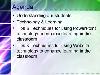 Using technology to enhance classroom learning | PPT