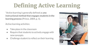 Using Technology Tools to Facilitate Active Learning | PDF