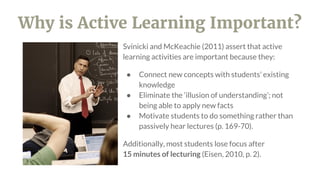 Using Technology Tools to Facilitate Active Learning | PDF