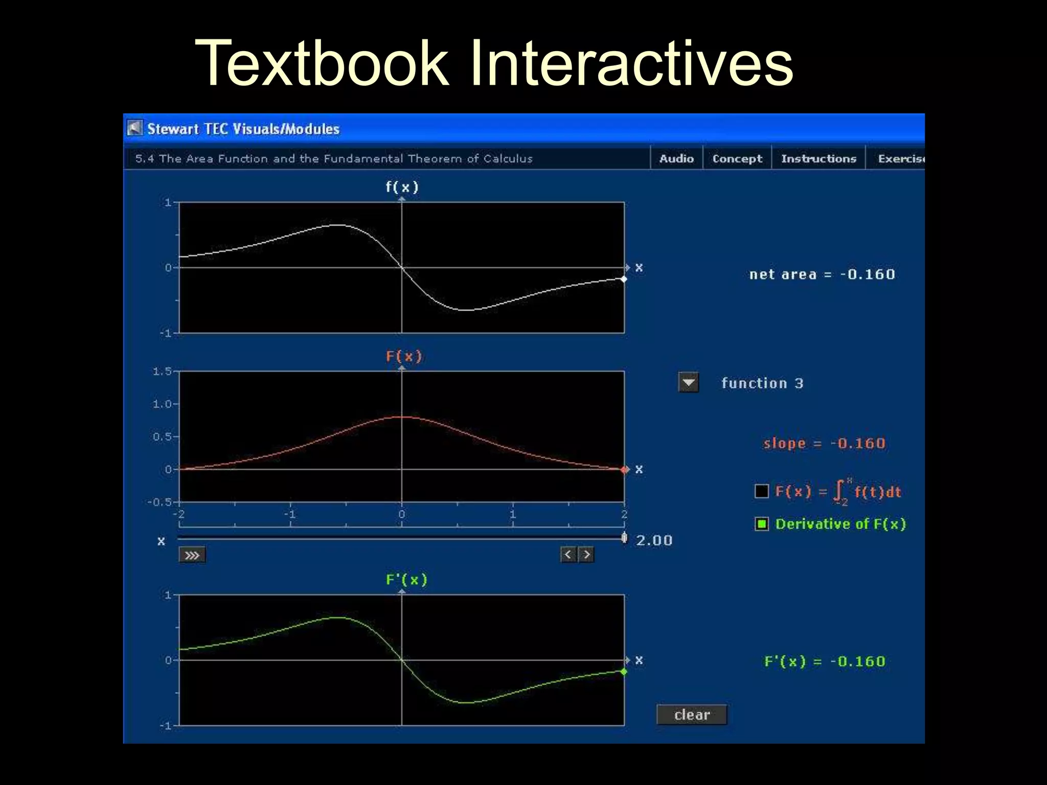 Textbook Interactives