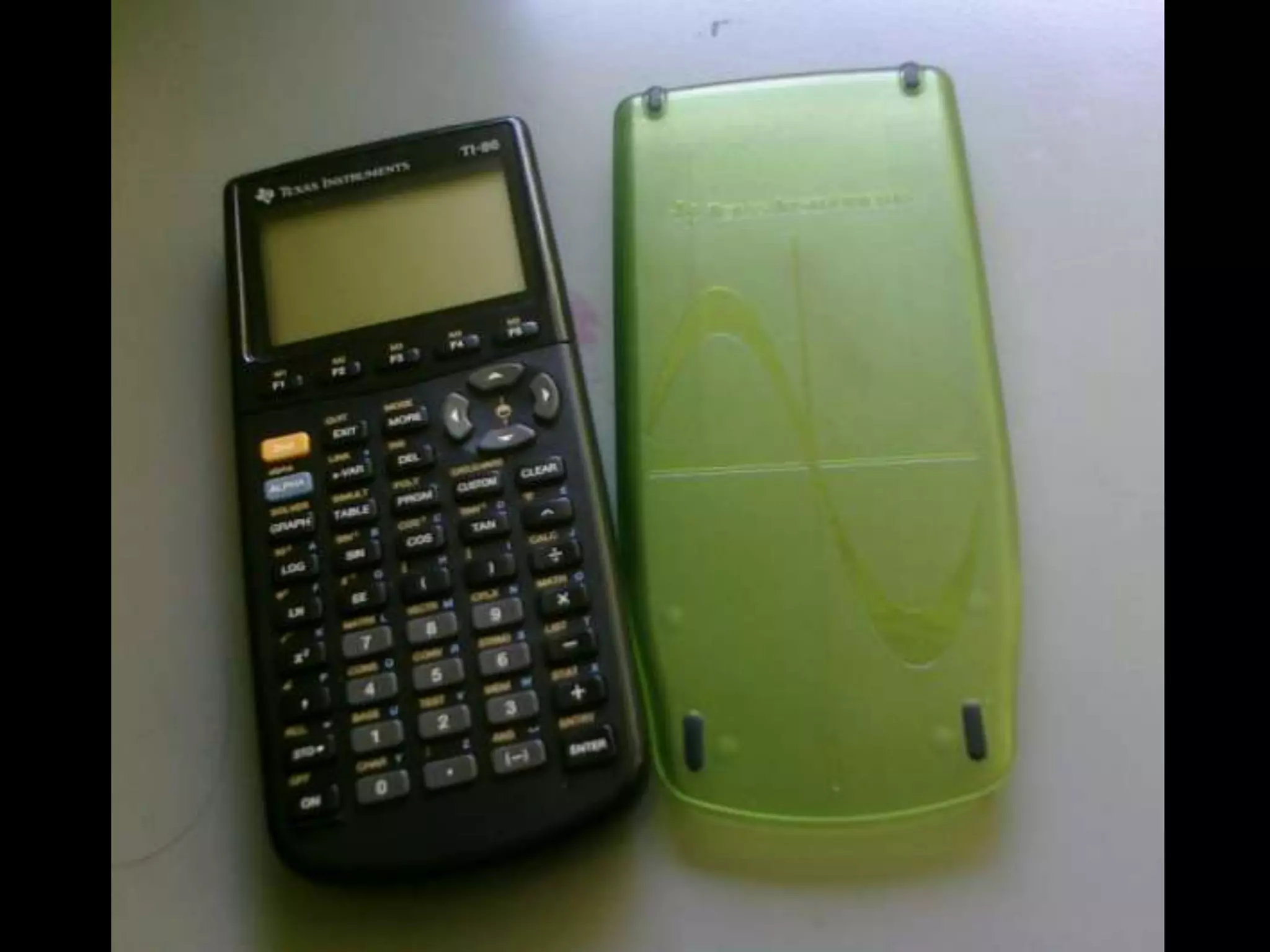 in grad school, I learned toteach with TI calculators