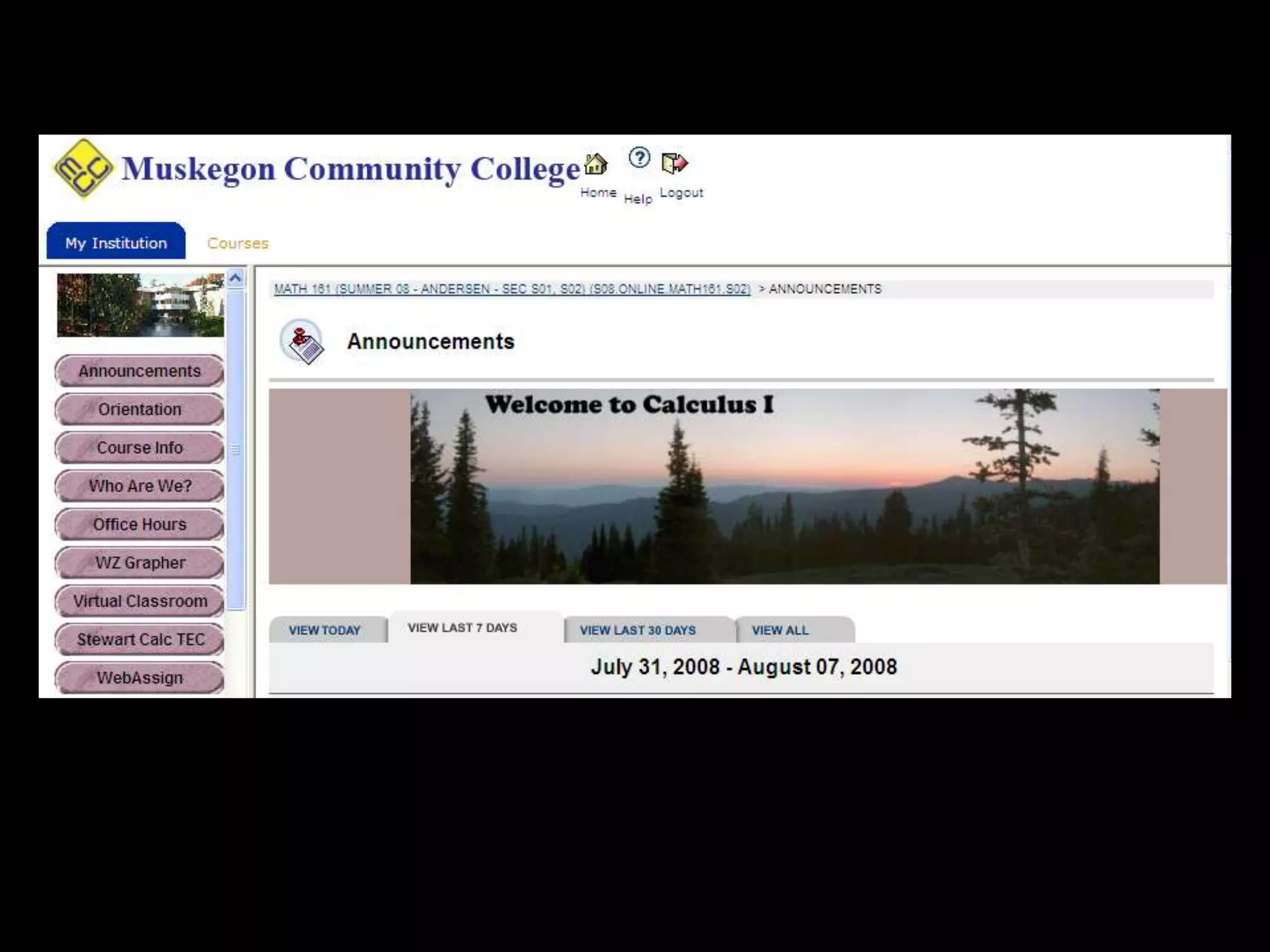 teaching calculus online