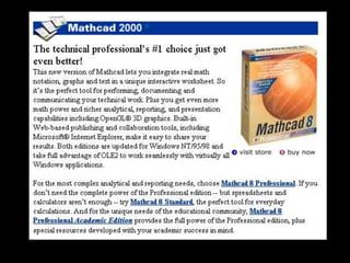 MathCad and ChemCad