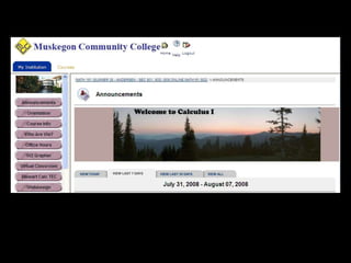 teaching calculus online