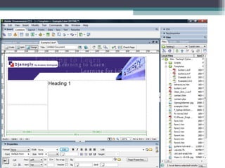 Using Templates And Cascading Style Sheets10 | PPT