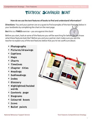 Using text features in content textbooks | PDF