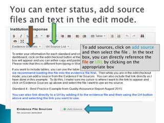 Using the ACBSP Online Reporting Portal to Complete a Self Study | PPTX