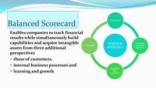 Using the balanced scorecard as a strategic management | PPTX