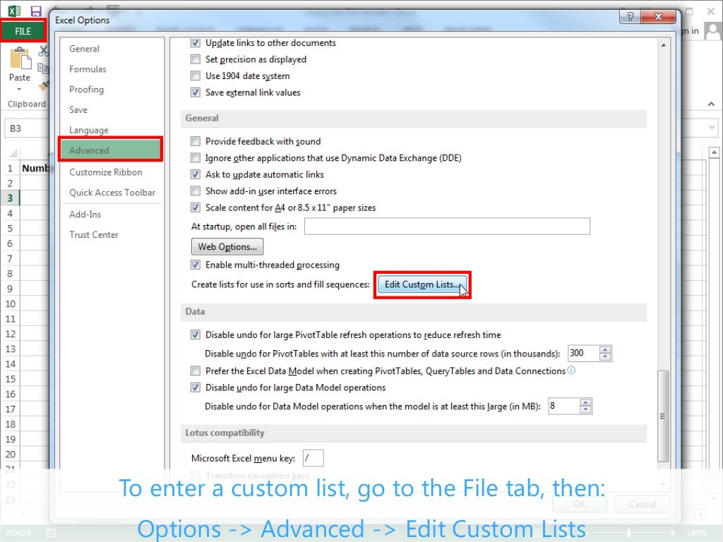Using the Fill Handle Excel 2013 Tutorial