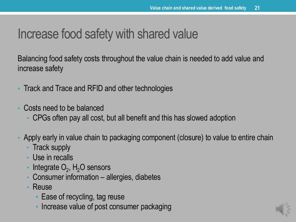 Spring 2015 Using the food packaging value chain sustainability, f…