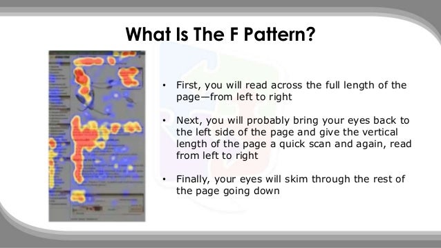 Using The F Pattern