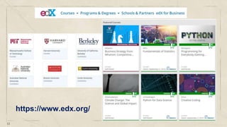 15
https://www.edx.org/
 