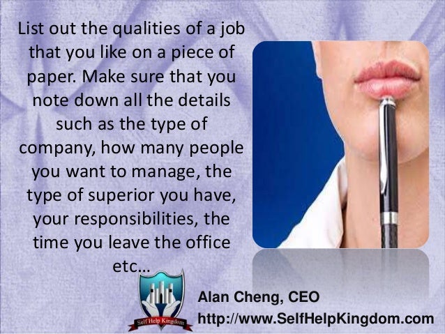 get the job you want