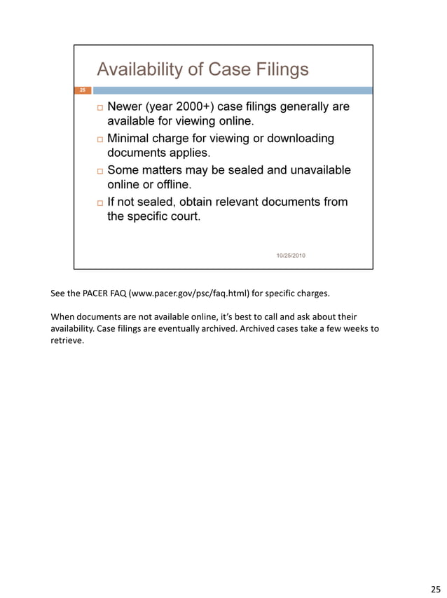 Using the pacer case locator