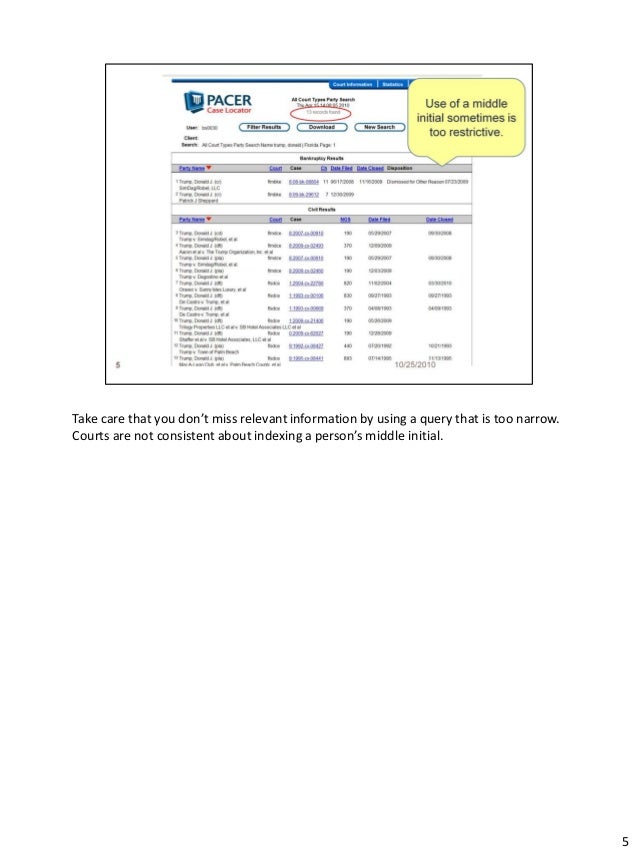 Using the pacer case locator