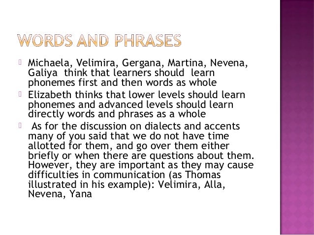 Using the phonemic script