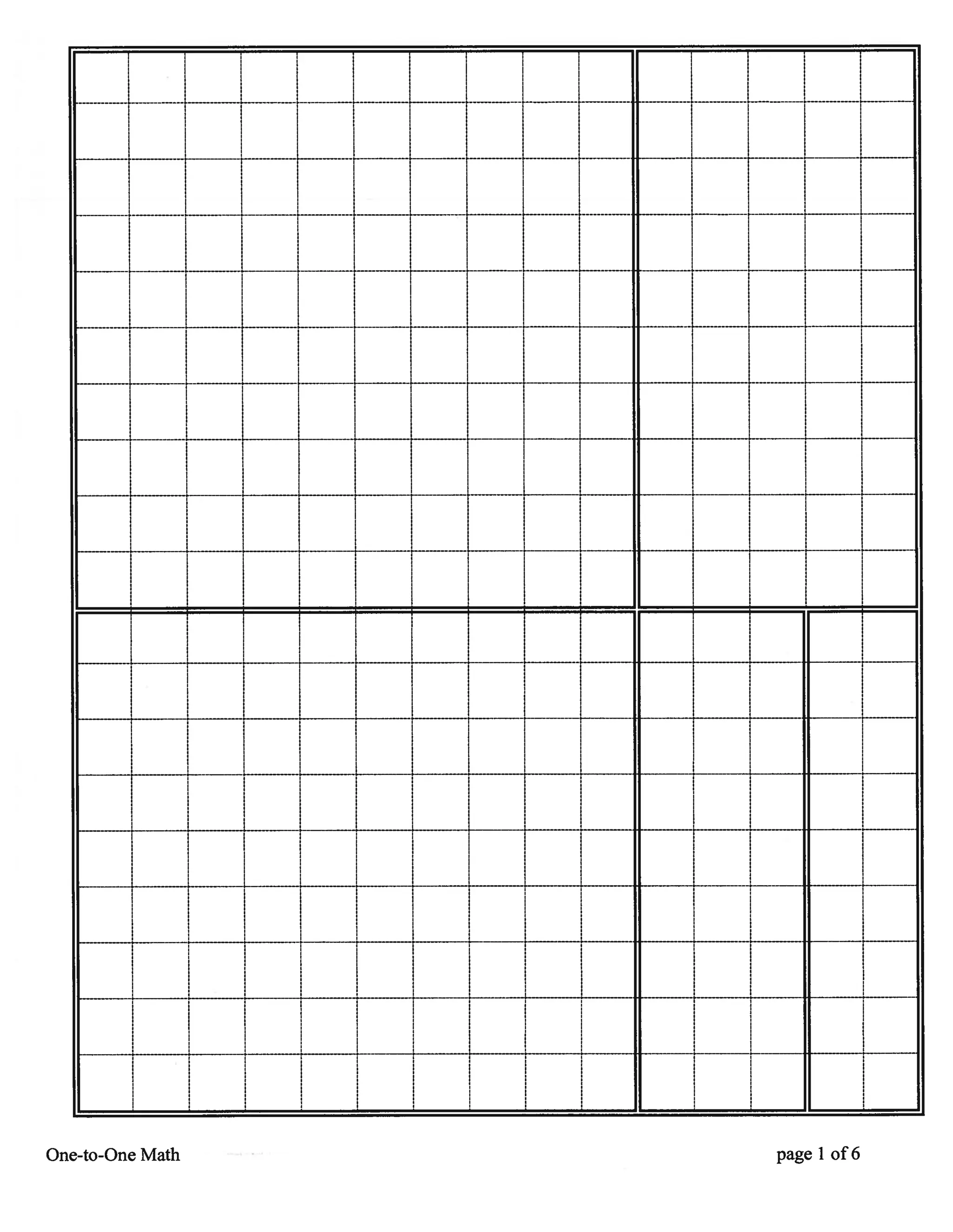 Using the rectangular area cards