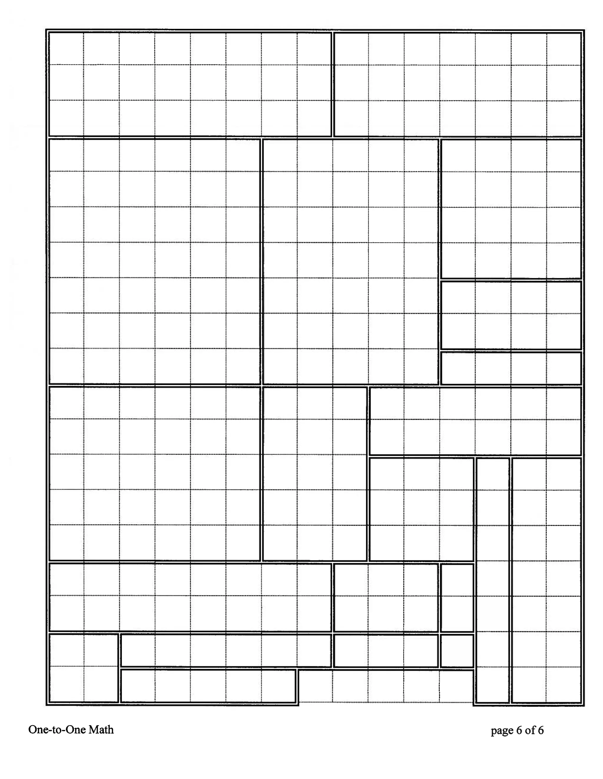 Using the rectangular area cards