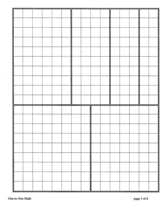 Using the rectangular area cards