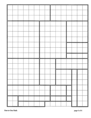 Using the rectangular area cards