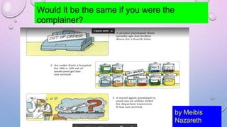 Would it be the same if you were the
complainer?
by Meibis
Nazareth
 