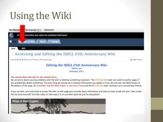 Using the Wiki