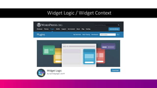 Widget Logic / Widget Context
 