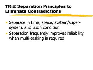 Using triz to make systems more reliable | PDF